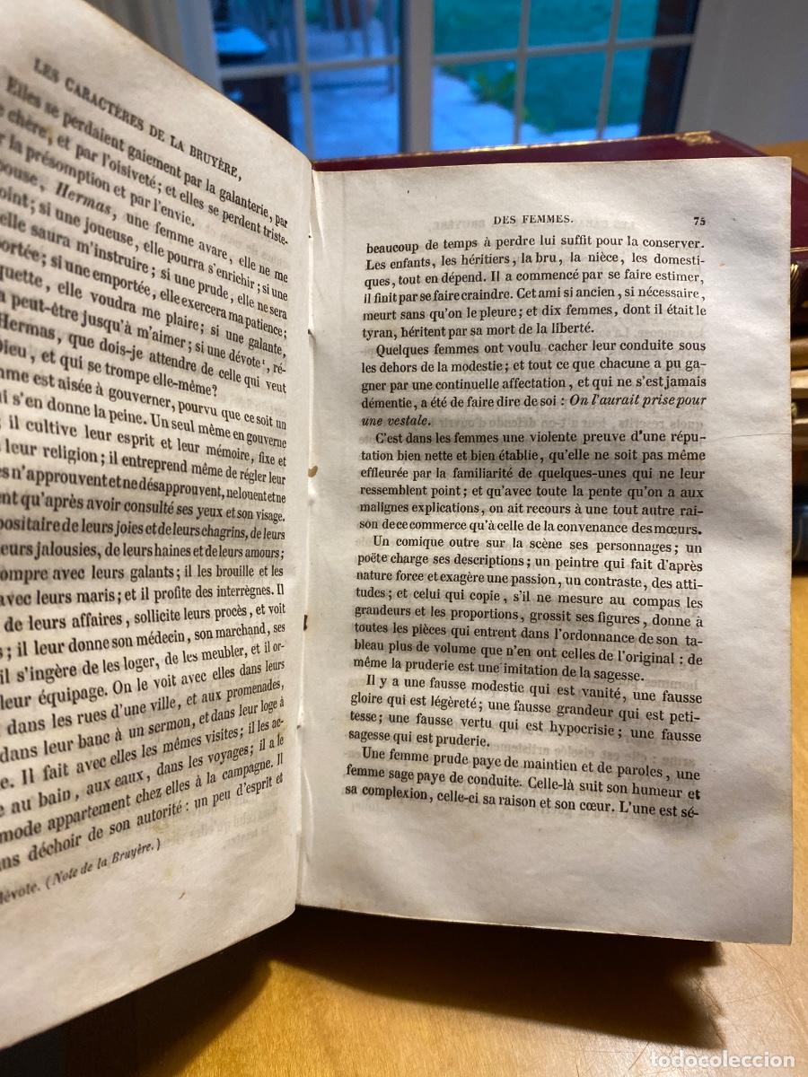 Libros antiguos: CARACTERES DE LA BRUYERE. 1856 - Foto 2