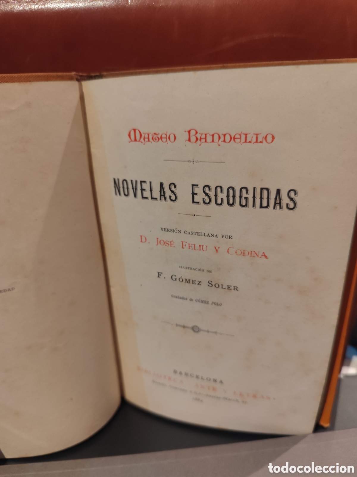 Libros antiguos: Bandello. Novelas escogidas - Foto 3