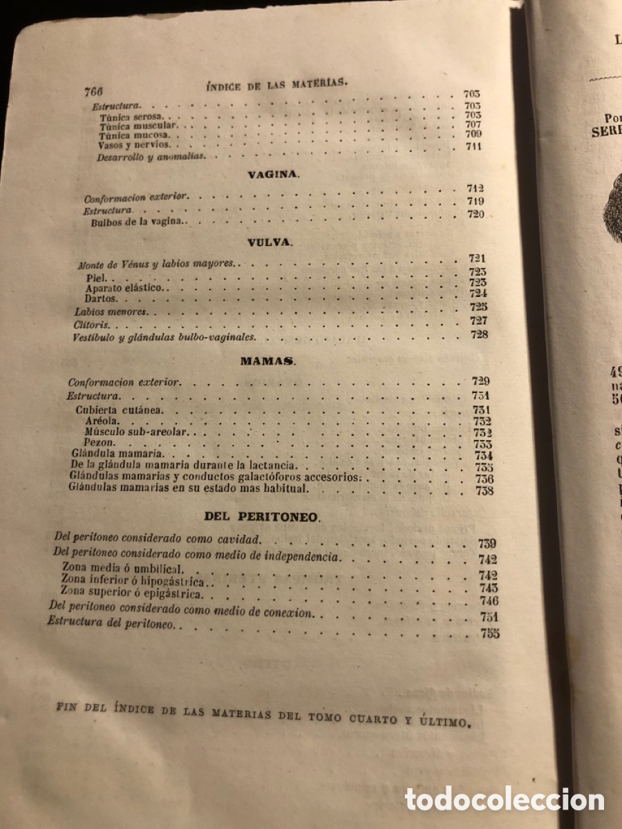Libros antiguos: Tratado de anatomia descriptiva Sappey Tomo cuarto 1874 - Foto 17