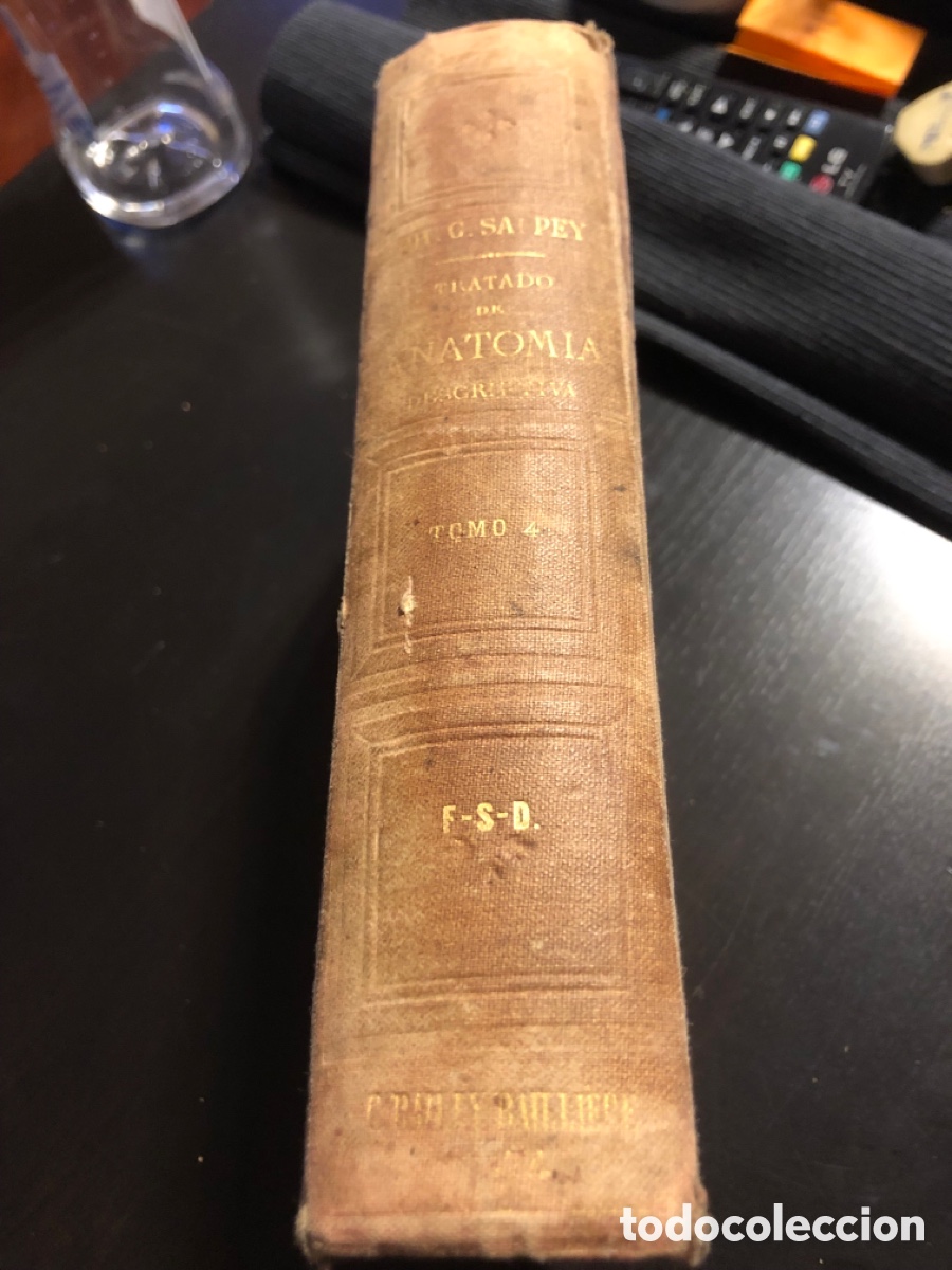 Libros antiguos: Tratado de anatomia descriptiva Sappey Tomo cuarto 1874 - Foto 1