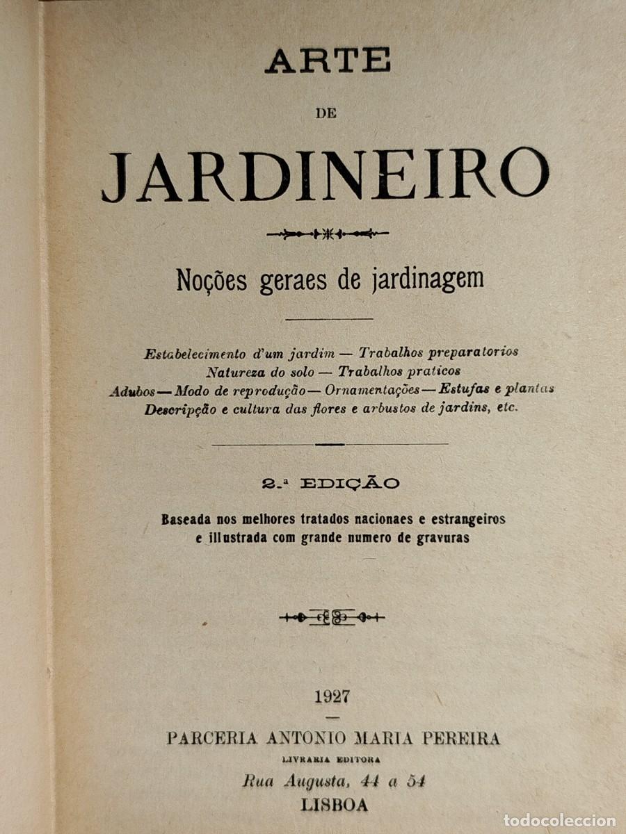 Libros antiguos: 1927. Arte de jardineiro. - Foto 2