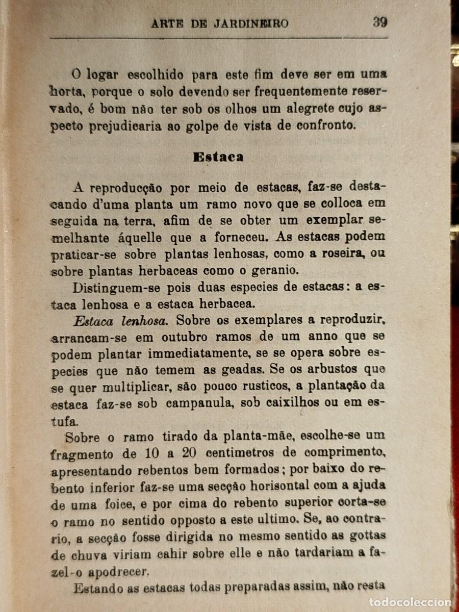 Libros antiguos: 1927. Arte de jardineiro. - Foto 7