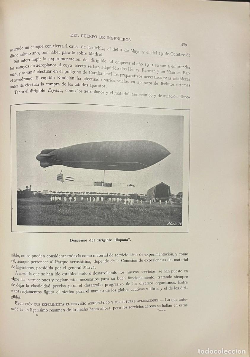 Libros antiguos: Estudio Hist&oacute;rico Del Cuerpo De Ingenieros Del Ejercito - Foto 3