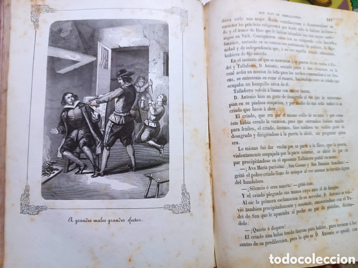 Libros antiguos: Don Juan de Serrallonga - Foto 4