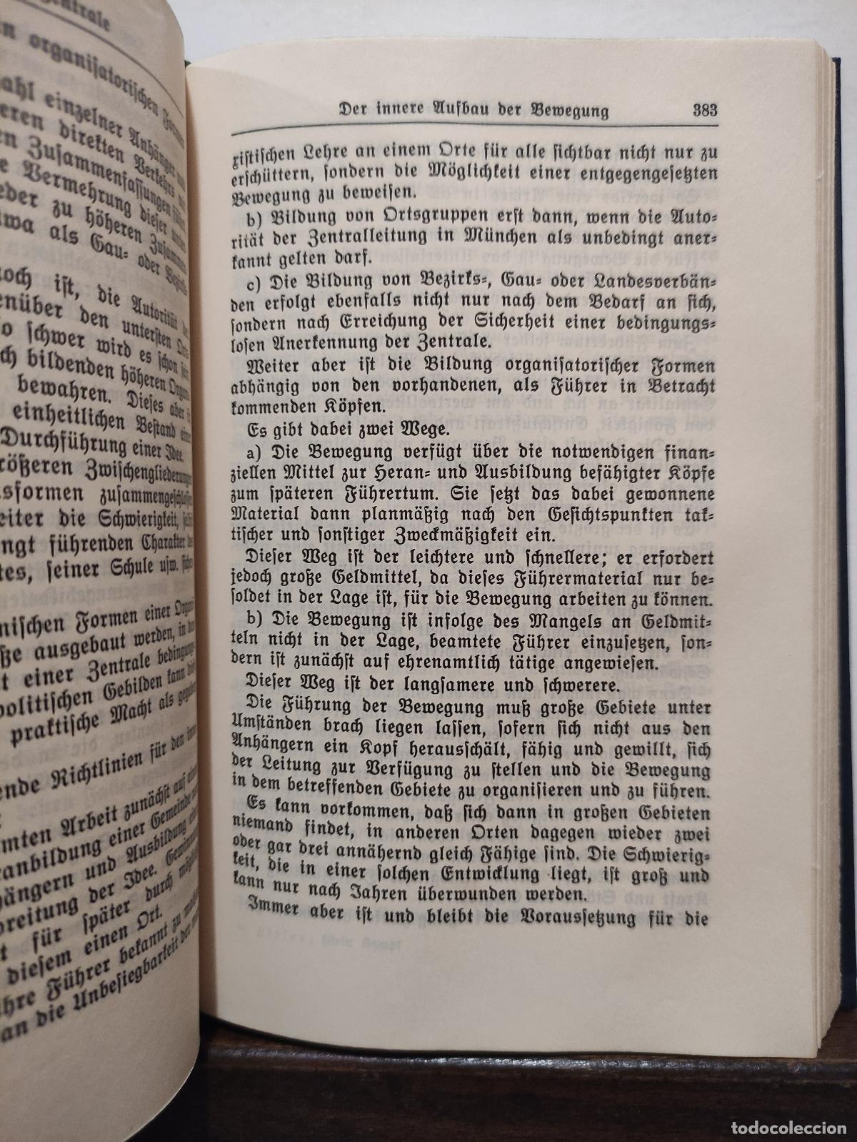Libros antiguos: MEIN KAMPF - ADOLF HITLER - 1935 - en alem&aacute;n - Foto 4