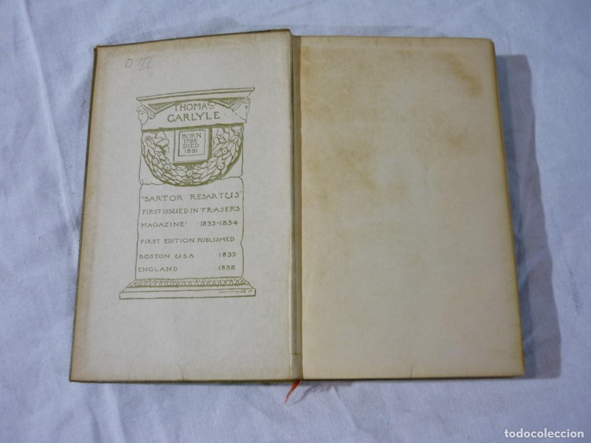 Libros antiguos: Sartor Resartus Thomas Calyle 1901, en ingles - Foto 6
