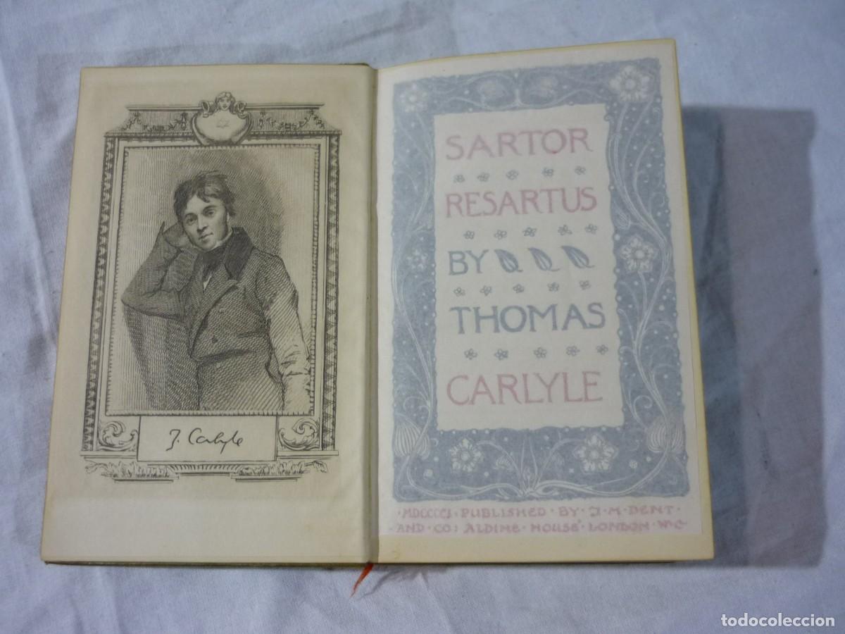 Libros antiguos: Sartor Resartus Thomas Calyle 1901, en ingles - Foto 8