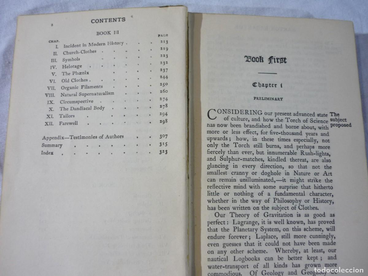 Libros antiguos: Sartor Resartus Thomas Calyle 1901, en ingles - Foto 11