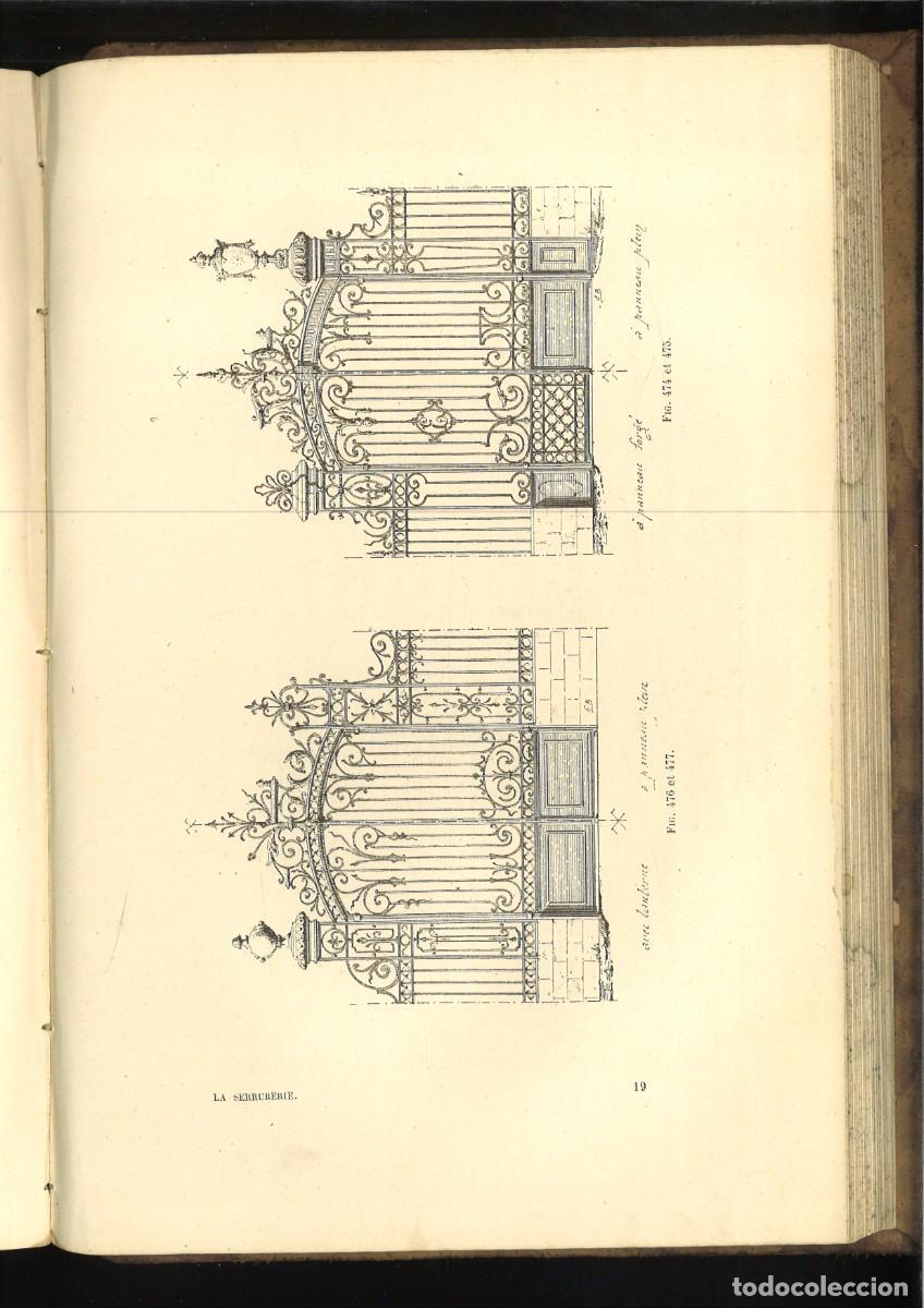 Libros antiguos: TRAITE PRATIQUE DE SERRURERIE. CONSTRUCTIONS EN FER SERRURERIE DART. E. Barberot - Foto 3