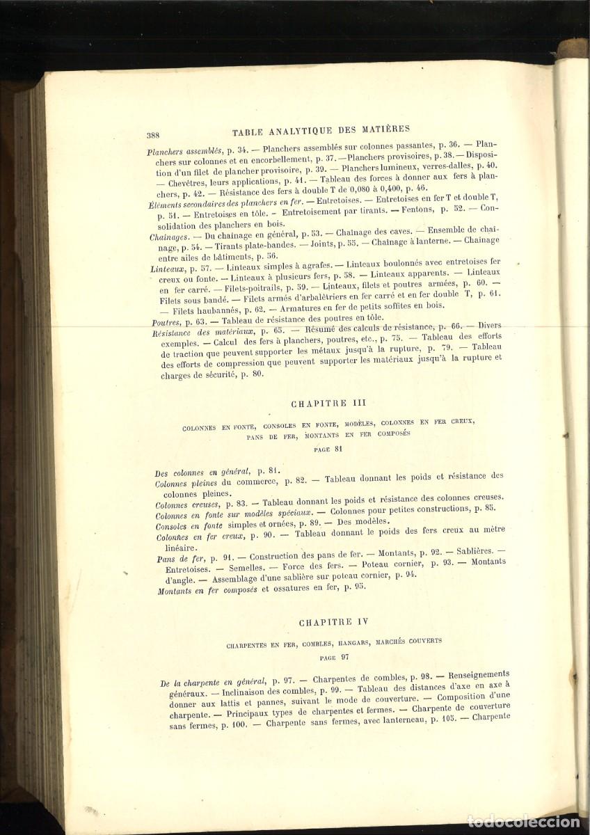 Libros antiguos: TRAITE PRATIQUE DE SERRURERIE. CONSTRUCTIONS EN FER SERRURERIE DART. E. Barberot - Foto 5