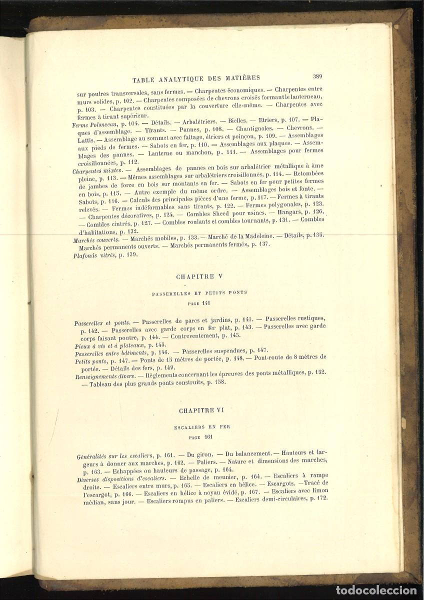 Libros antiguos: TRAITE PRATIQUE DE SERRURERIE. CONSTRUCTIONS EN FER SERRURERIE DART. E. Barberot - Foto 6