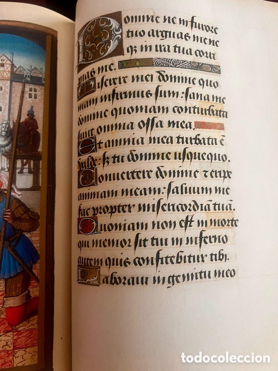 Libros antiguos: Libro de Horas de Enrique VIII Facs&iacute;mil de Moleiro - Foto 3