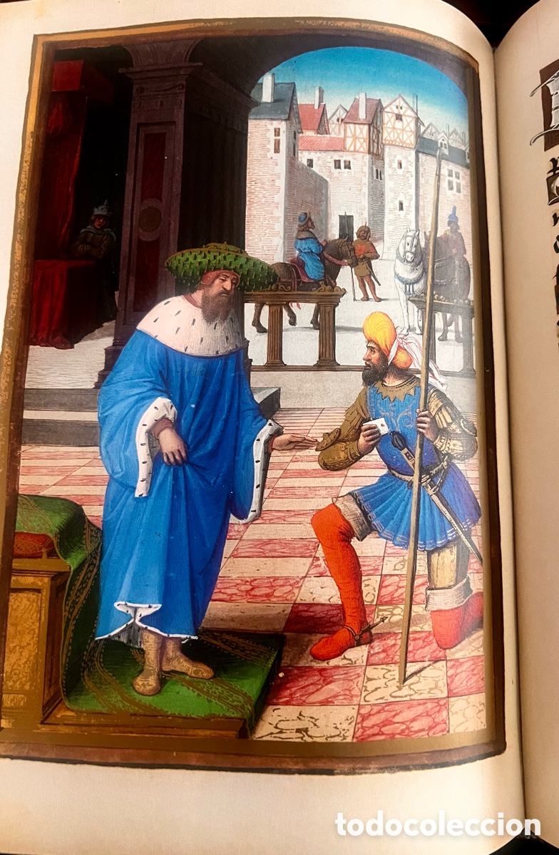 Libros antiguos: Libro de Horas de Enrique VIII Facs&iacute;mil de Moleiro - Foto 1