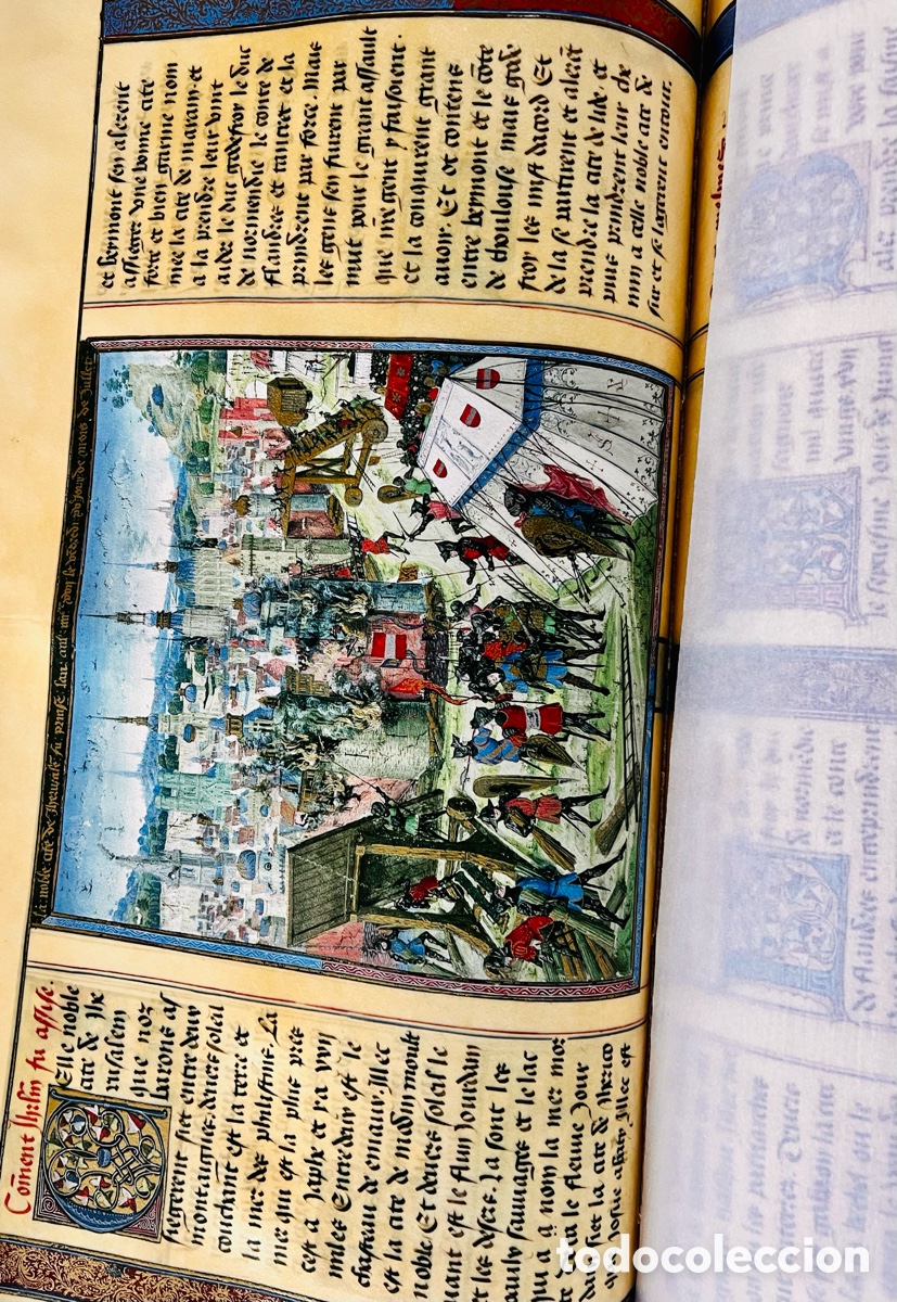 Libros antiguos: Las Cr&oacute;nicas de Jerusal&eacute;n abreviadas . Facs&iacute;mil Scriptorium. Con libro de estudio. - Foto 1