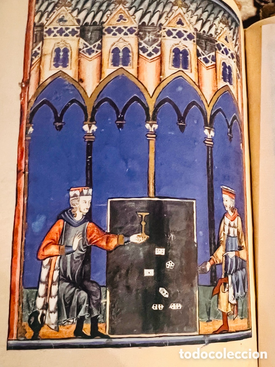 Libros antiguos: Libro de los juegos de Ajedrez, Dados y Tablas de Alfonso X el Sabio. Facs&iacute;mil Scriptorium. - Foto 2