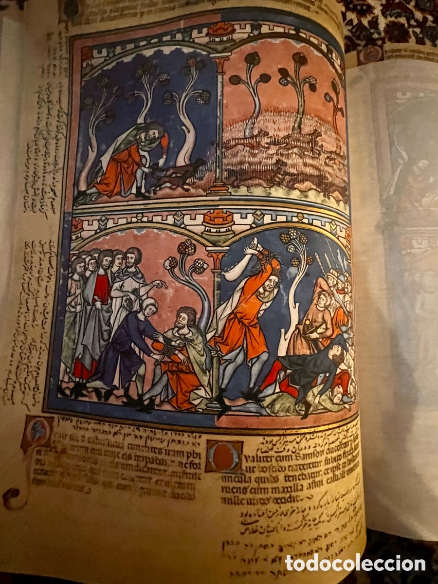 Libros antiguos: La Biblia de los Cruzados . Facs&iacute;mil Scriptorium - Foto 2
