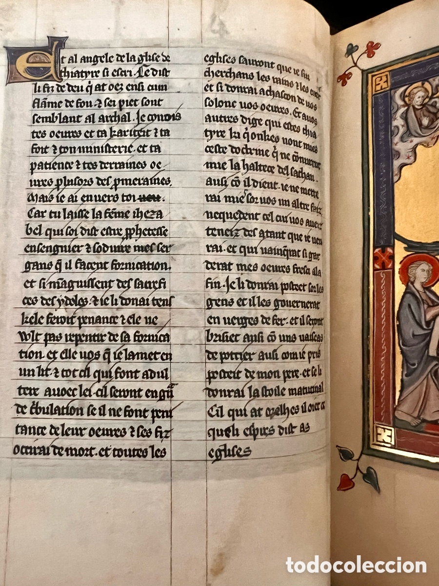 Libros antiguos: Apocalipsis .1313. Facs&iacute;mil Moleiro. - Foto 2