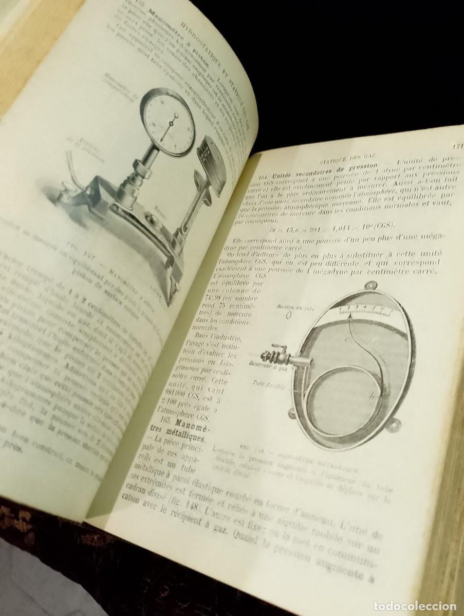 Libros antiguos: Cours &Eacute;lementaire de Physique 1907 M. Chassagny - Foto 6