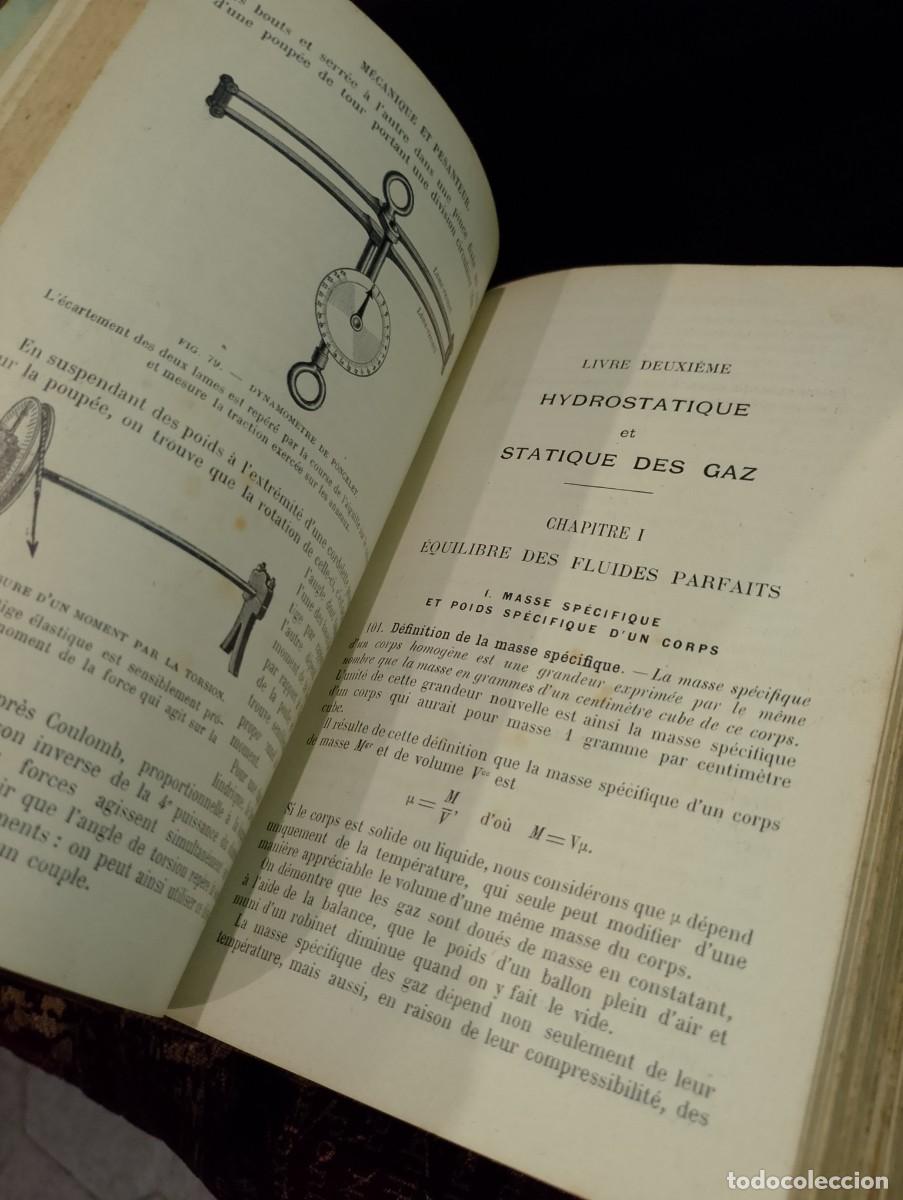 Libros antiguos: Cours &Eacute;lementaire de Physique 1907 M. Chassagny - Foto 7