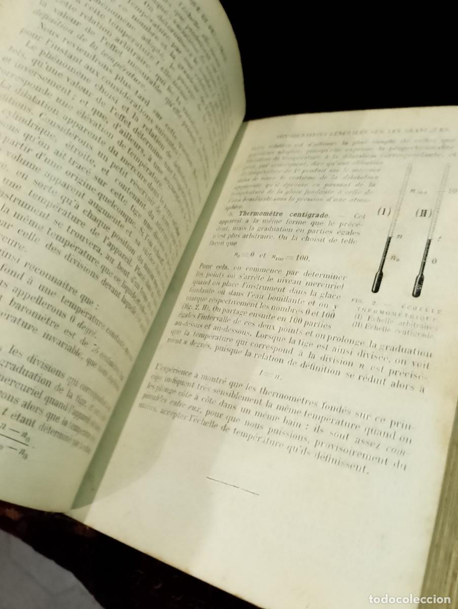 Libros antiguos: Cours &Eacute;lementaire de Physique 1907 M. Chassagny - Foto 9