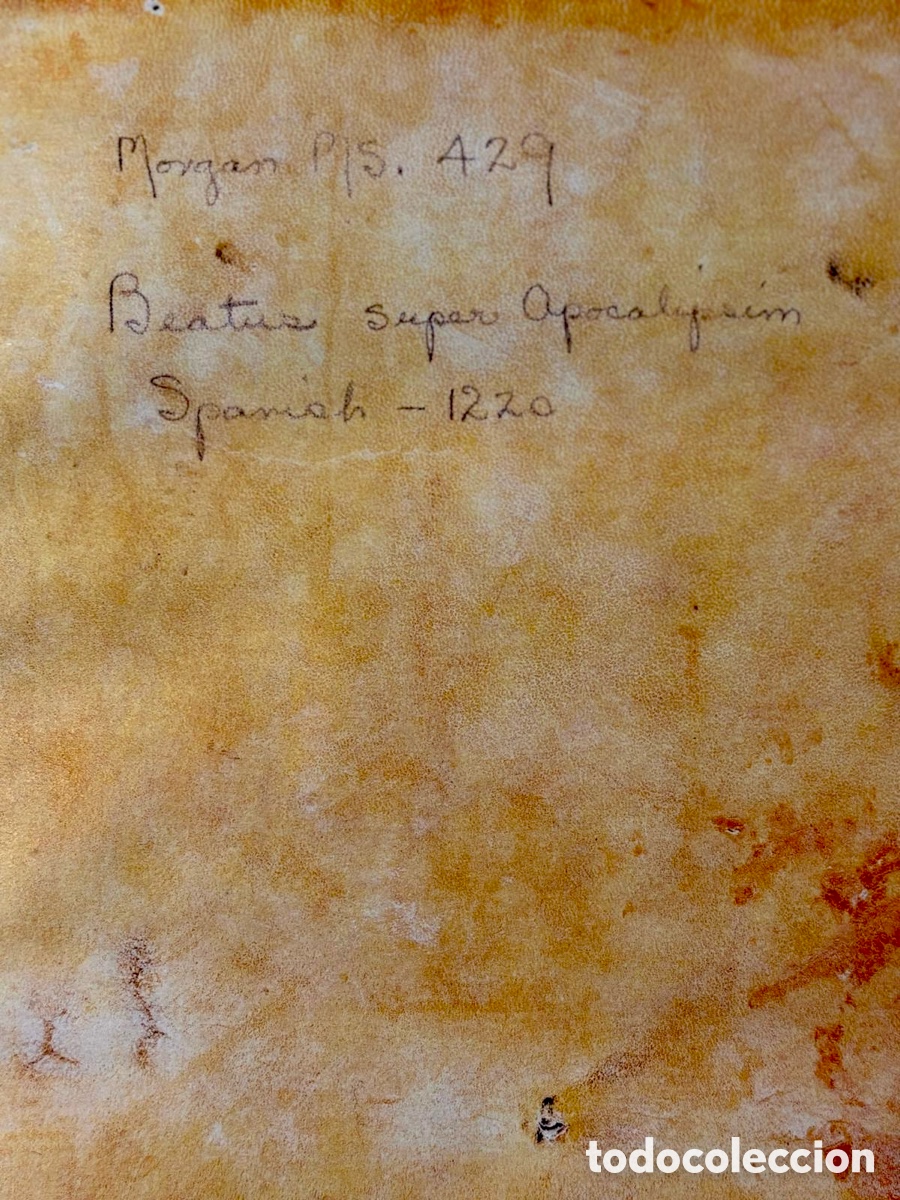 Libros antiguos: Beato de Liebana . C&oacute;dice del monasterio de las Huelgas. Scriptorium. - Foto 8
