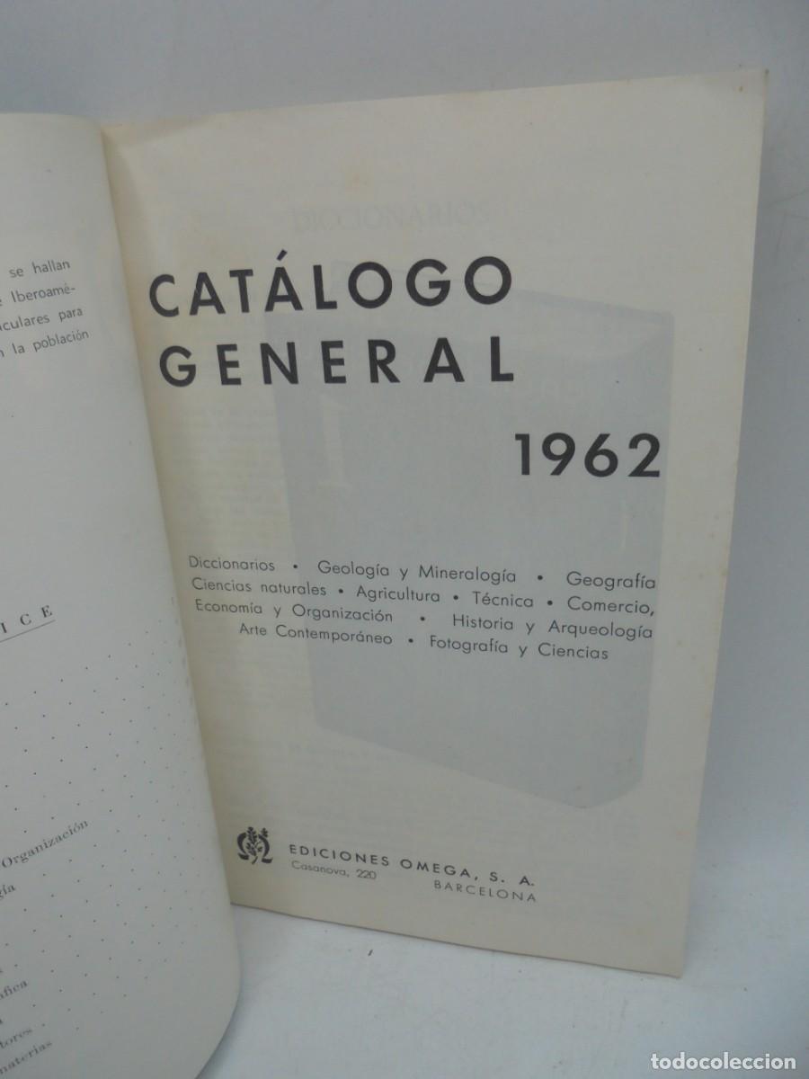 Libros antiguos: CATALOGO GENERAL. EDICIONES OMEGA, S.A. 1962. - Foto 2