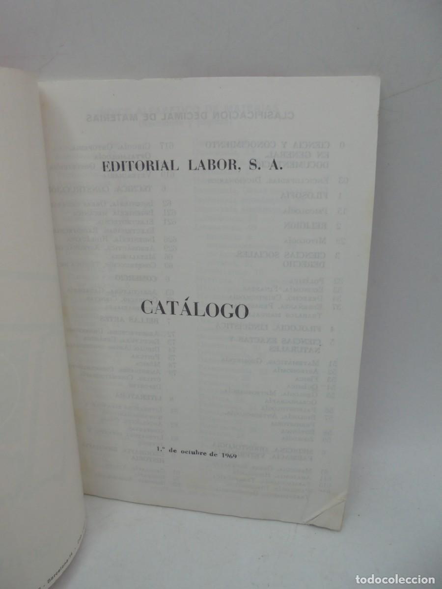 Libros antiguos: CATALOGO. EDITORIAL LABOR, S.A. OCTUBRE 1969. - Foto 2