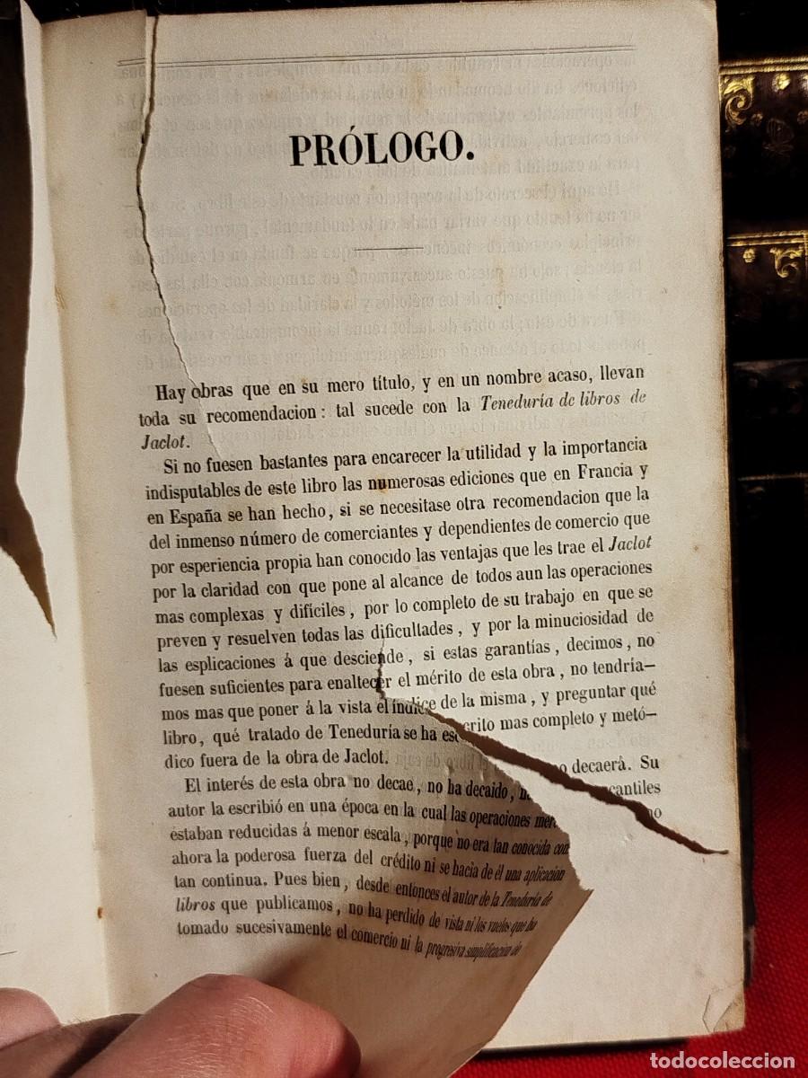 Libros antiguos: 1859. La tenedur&iacute;a de libros explicada en veinte y una lecciones. Jaclot. - Foto 6