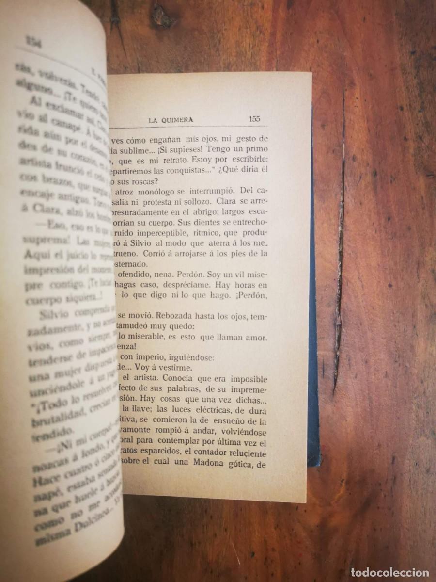 Libros antiguos: PARDO BAZ&Aacute;N, Emilia. La quimera. - Foto 3