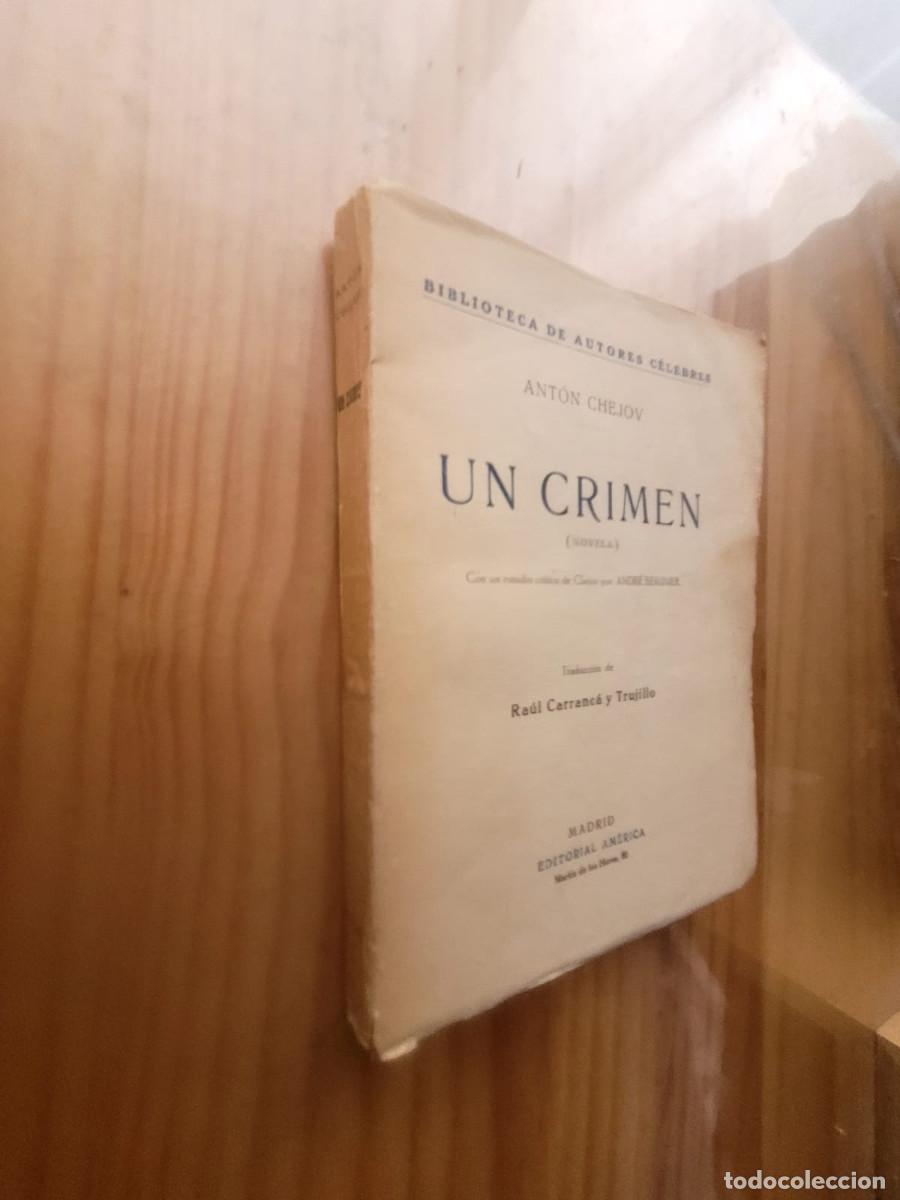 Libros antiguos: UN CRIMEN - ANT&Oacute;N CHEJOV - Foto 1