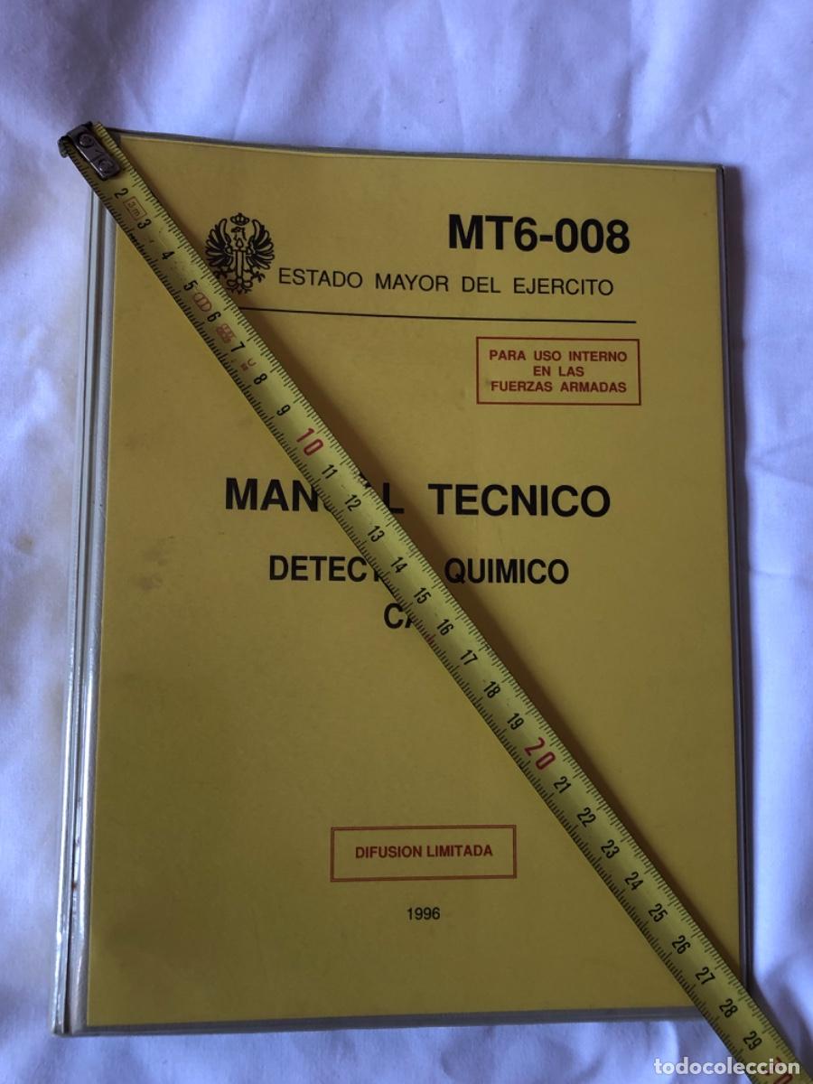 Libros antiguos: MANUAL T&Eacute;CNICO DETECTOR QU&Iacute;MICO CAM. - Foto 3