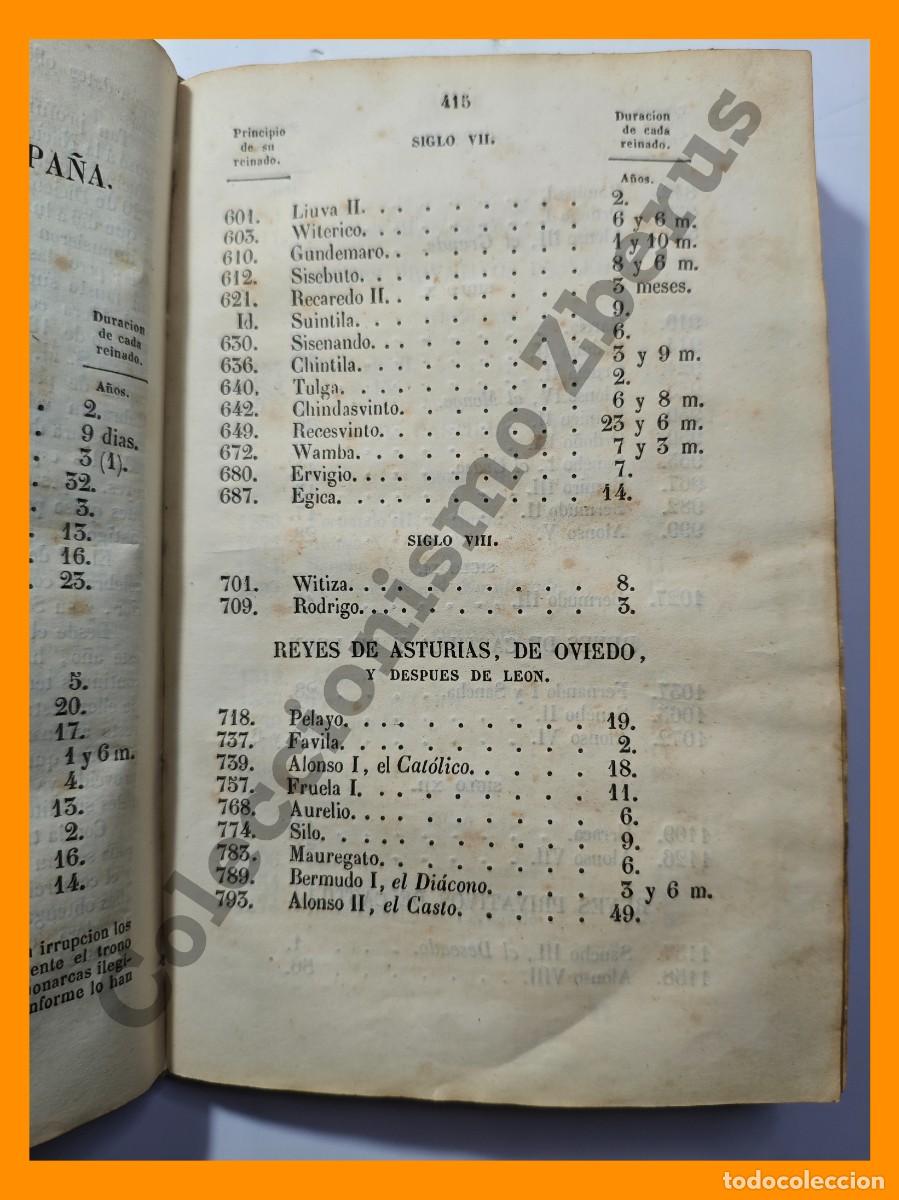 Libros antiguos: Compendio de la Historia de Espa&ntilde;a - Alejandro Gomez Ranera - Foto 4