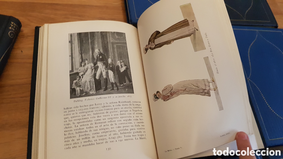 Libros antiguos: La moda. Historia del traje en europa. Completa - Foto 13