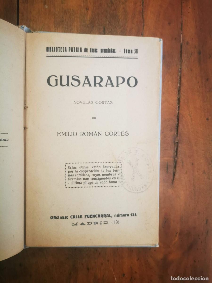 Libros antiguos: ROM&Aacute;N CORT&Eacute;S, Emilio. Gusarapo - Foto 2