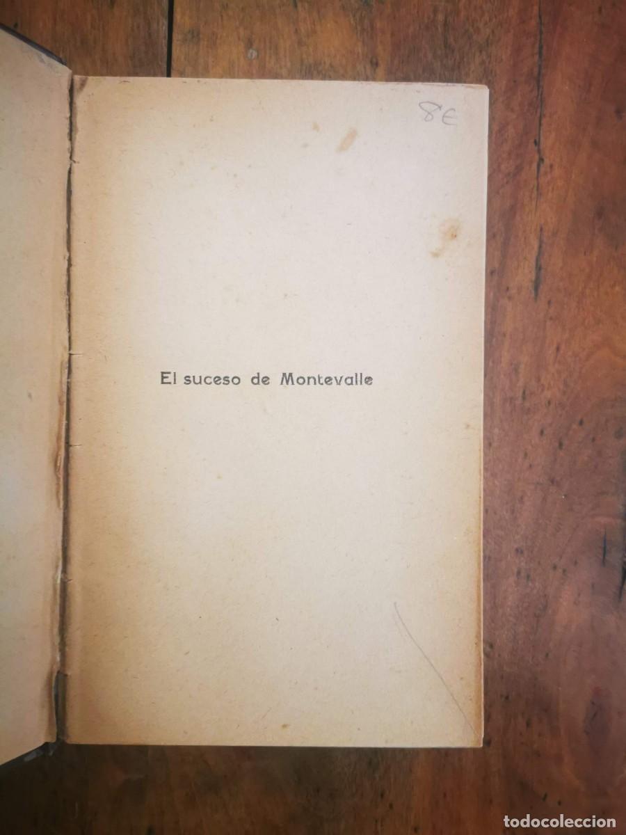 Libros antiguos: MOLINA, Roberto. El suceso de Montevalle: novela original - Foto 3