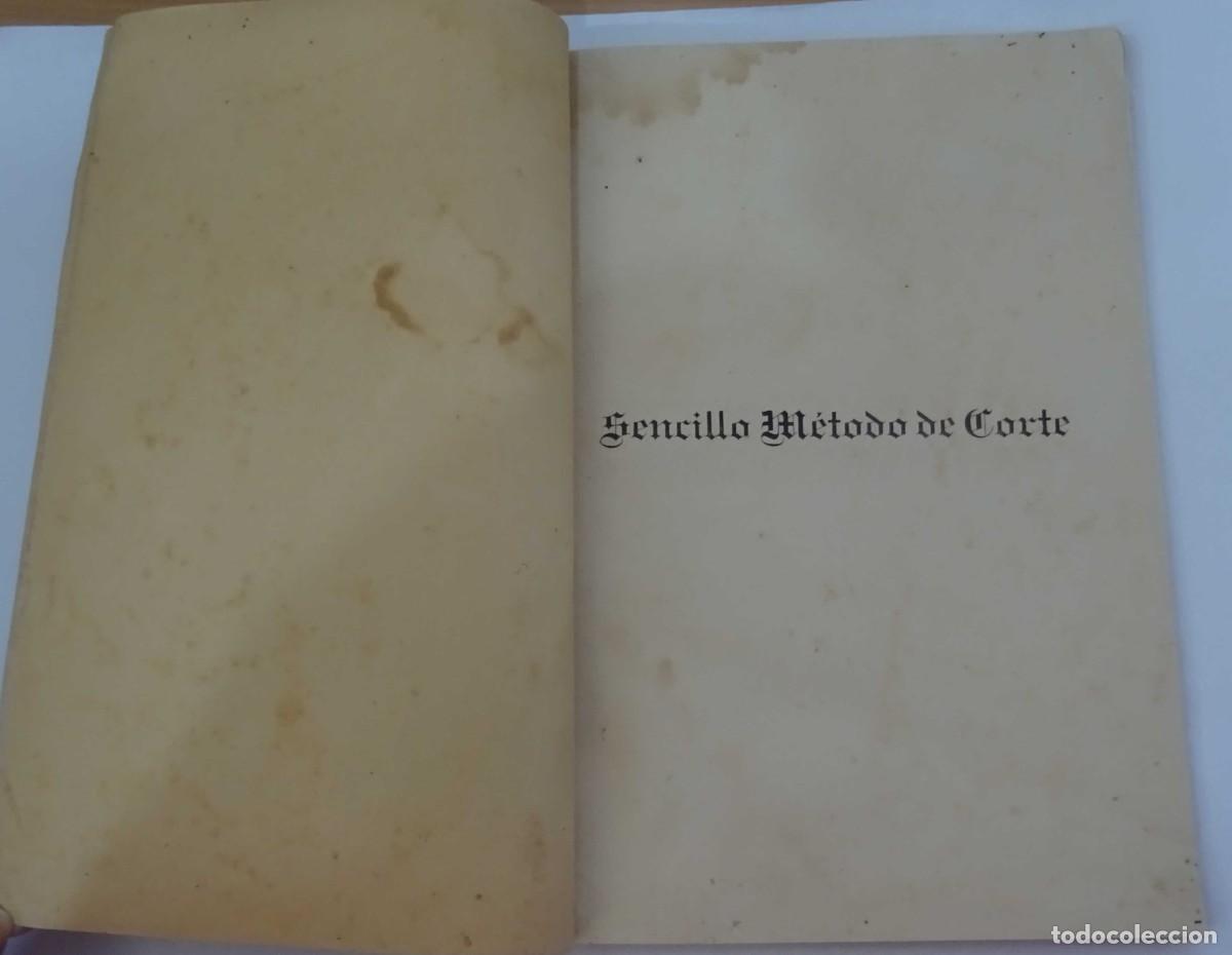 Libros antiguos: SENCILLO M&Eacute;TODO DE CORTE ISABEL MARTINEZ CAMPO - Foto 2