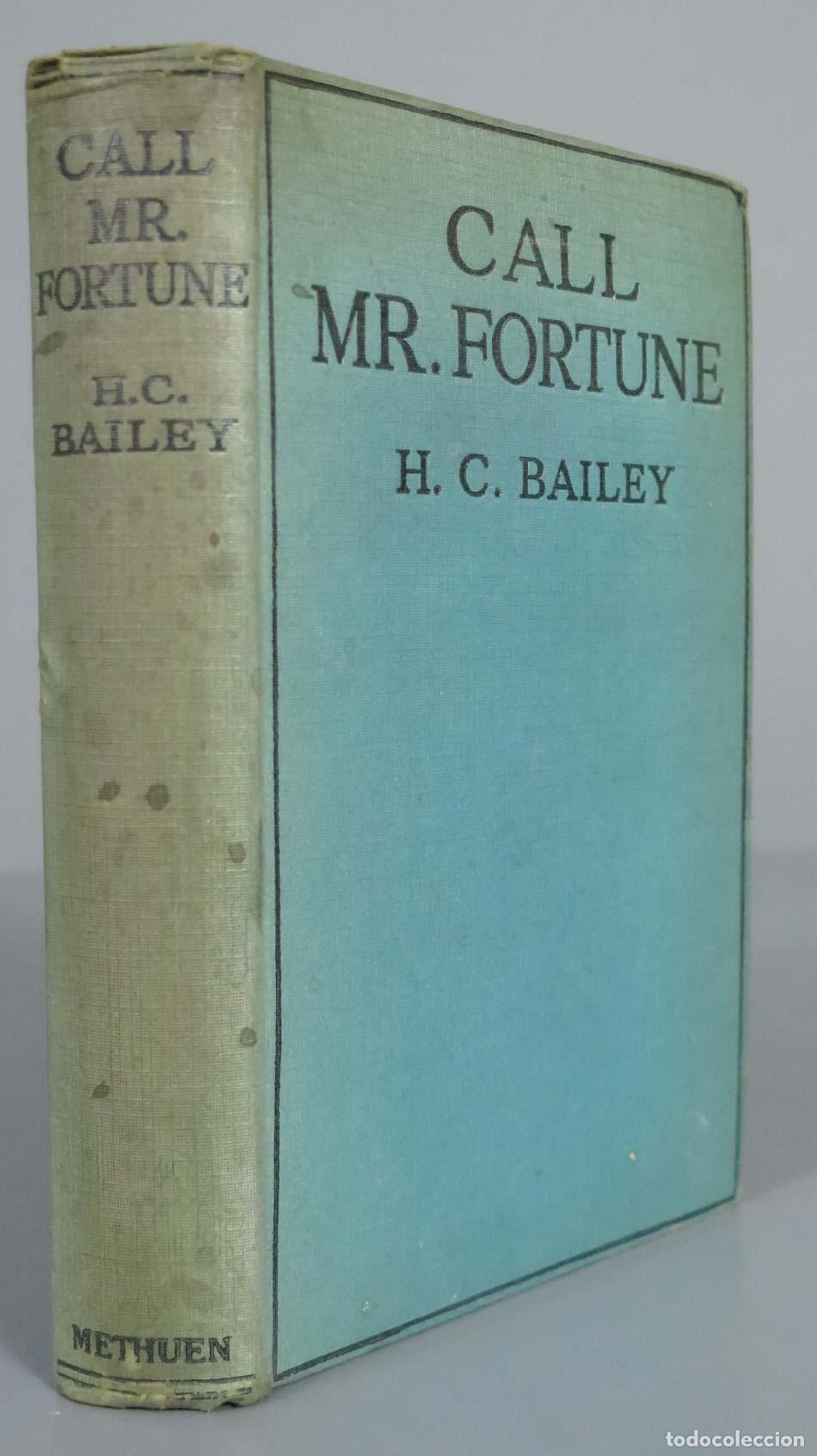 Libros antiguos: MR. FORTUNE H. C. BAILEY 1924 - Foto 1