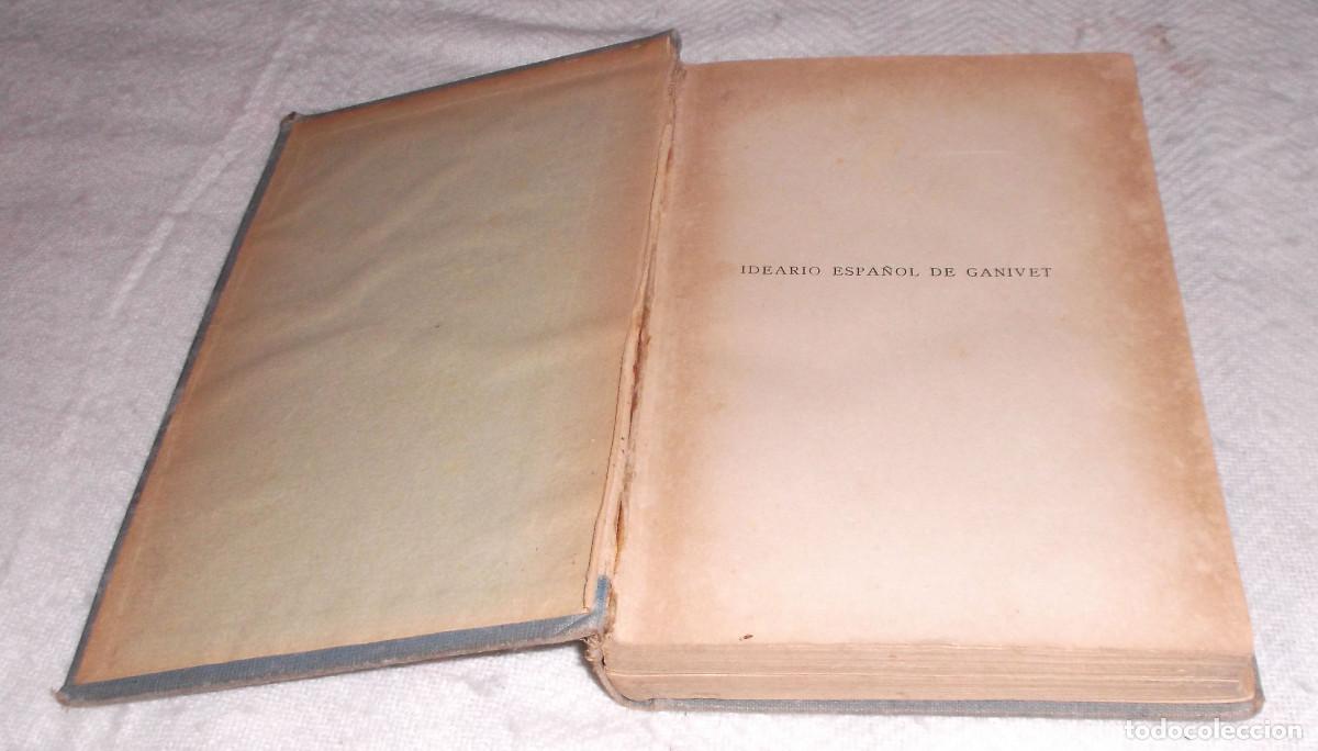 Libros antiguos: ideario espa&ntilde;ol de Ganivet a&ntilde;o 1932 - Foto 1