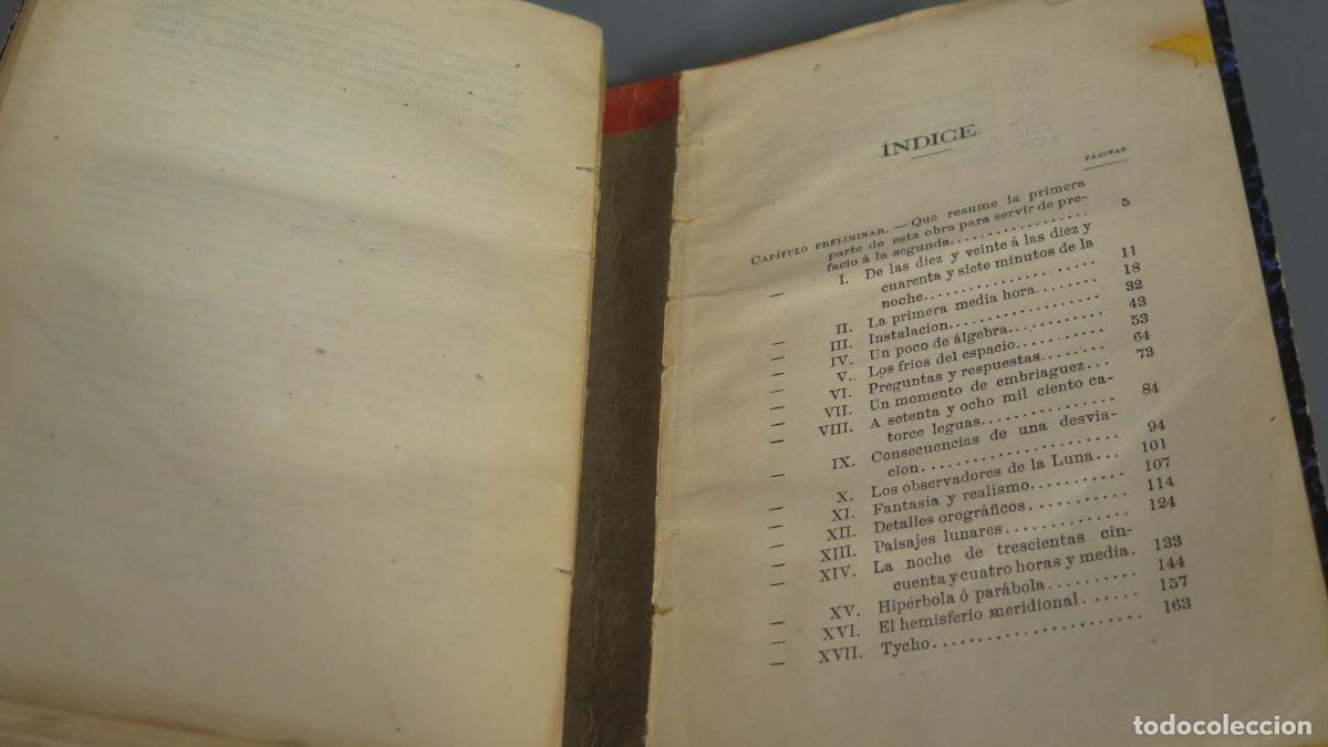 Libros antiguos: De la Tierra a la Luna Verne - Foto 2