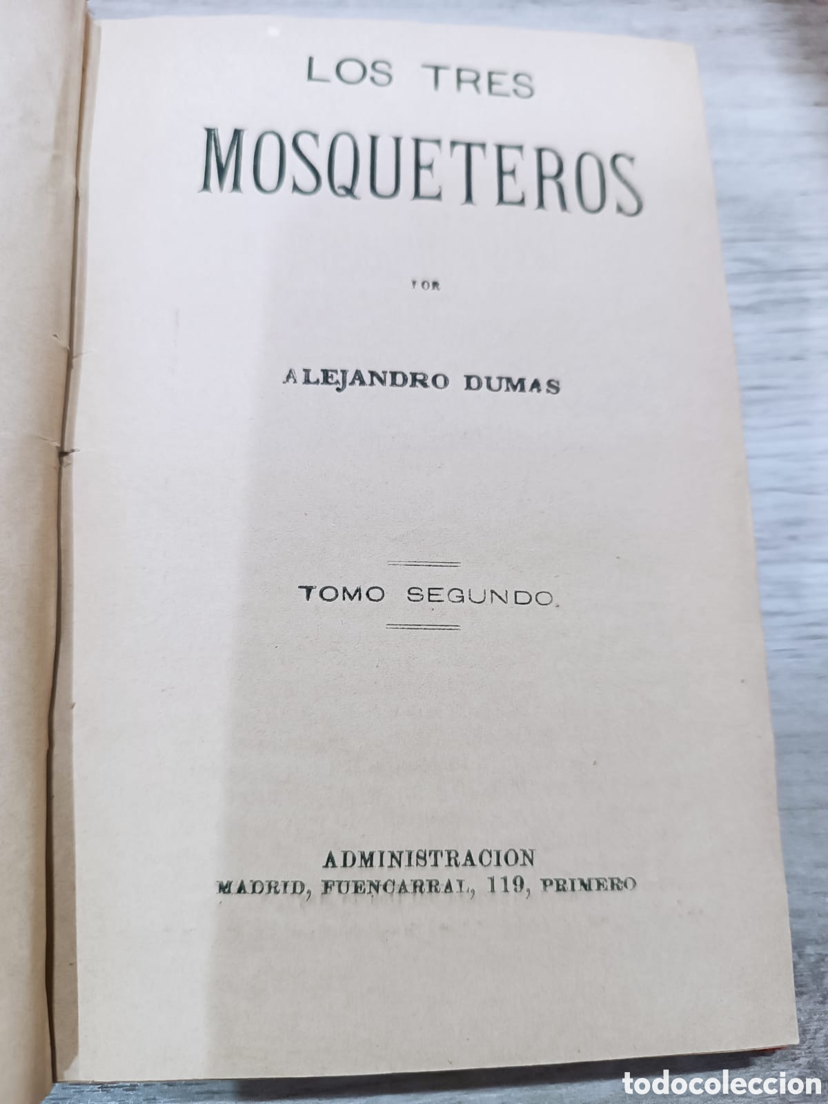 Libros antiguos: Los tres mosqueteros, Alejandro Dumas - Foto 2