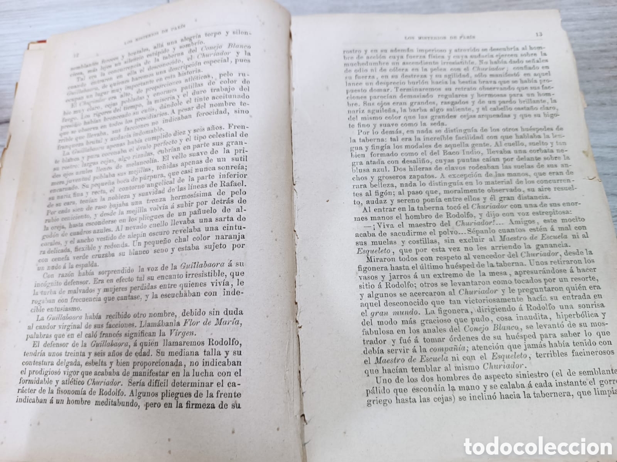 Libros antiguos: Los Misterios de Par&iacute;s, Eugenio Sue - Foto 3