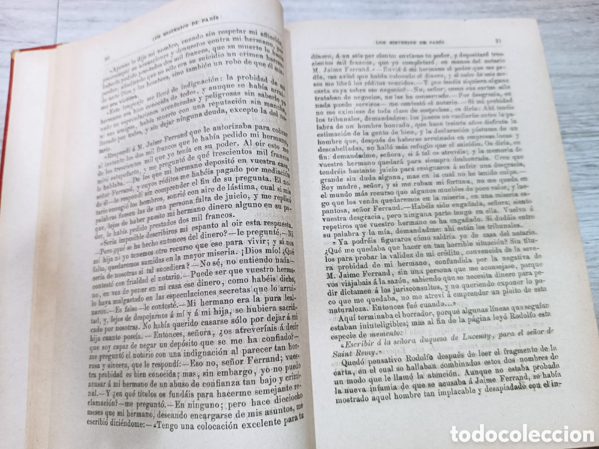 Libros antiguos: Los Misterios de Par&iacute;s, Eugenio Sue - Foto 7