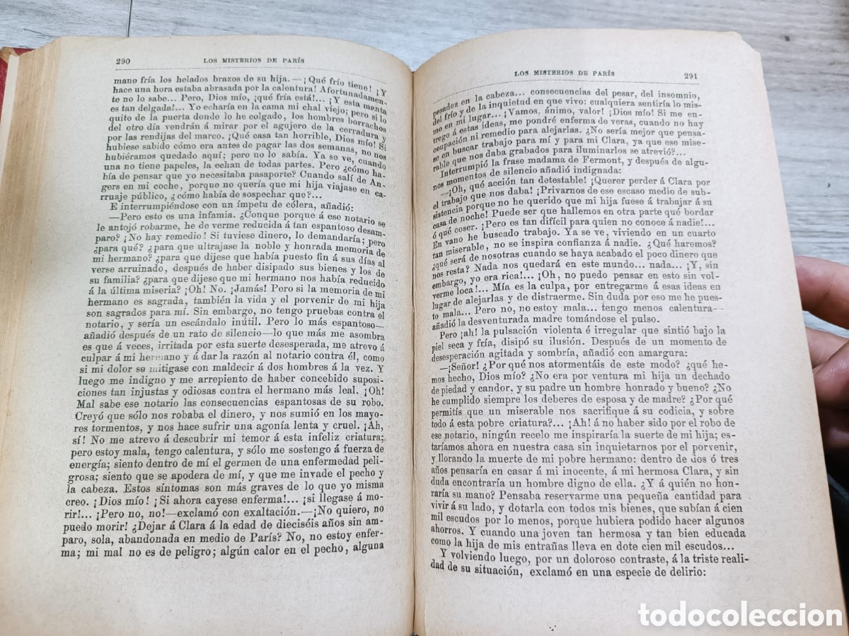 Libros antiguos: Los Misterios de Par&iacute;s, Eugenio Sue - Foto 8