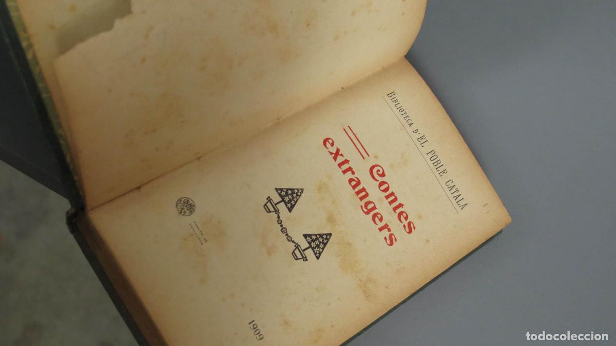 Libros antiguos: Contes extrangers 1909 - Foto 2