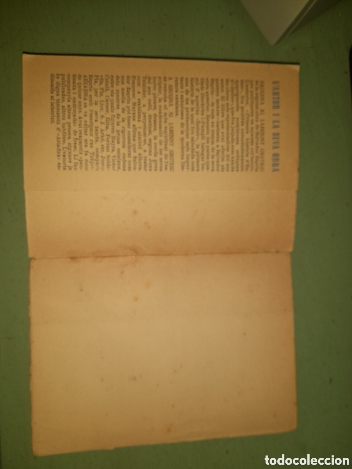 Libros antiguos: Libro con se&ntilde;ales del paso del tiempo - Foto 2