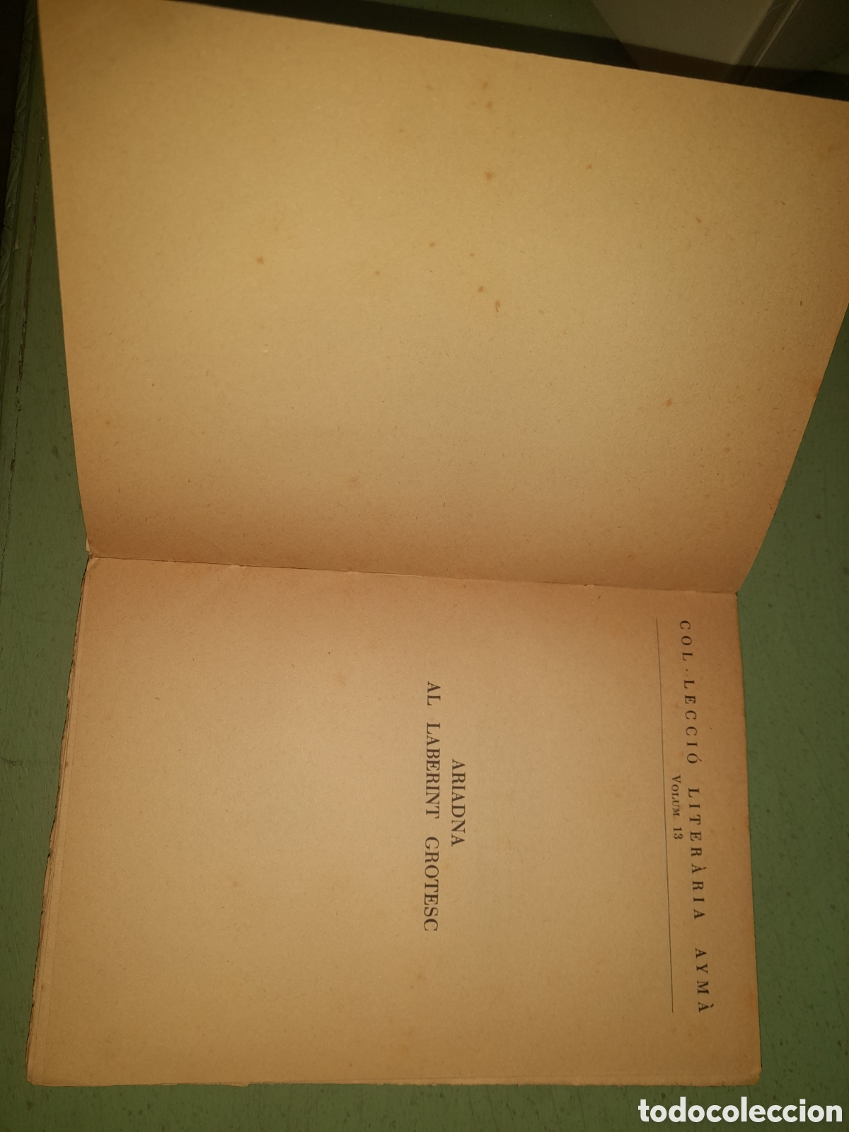 Libros antiguos: Libro con se&ntilde;ales del paso del tiempo - Foto 3