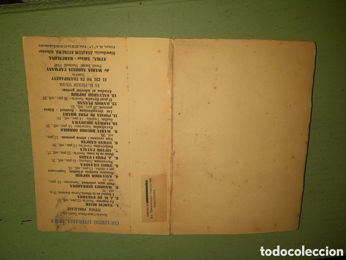 Libros antiguos: Libro con se&ntilde;ales del paso del tiempo - Foto 6