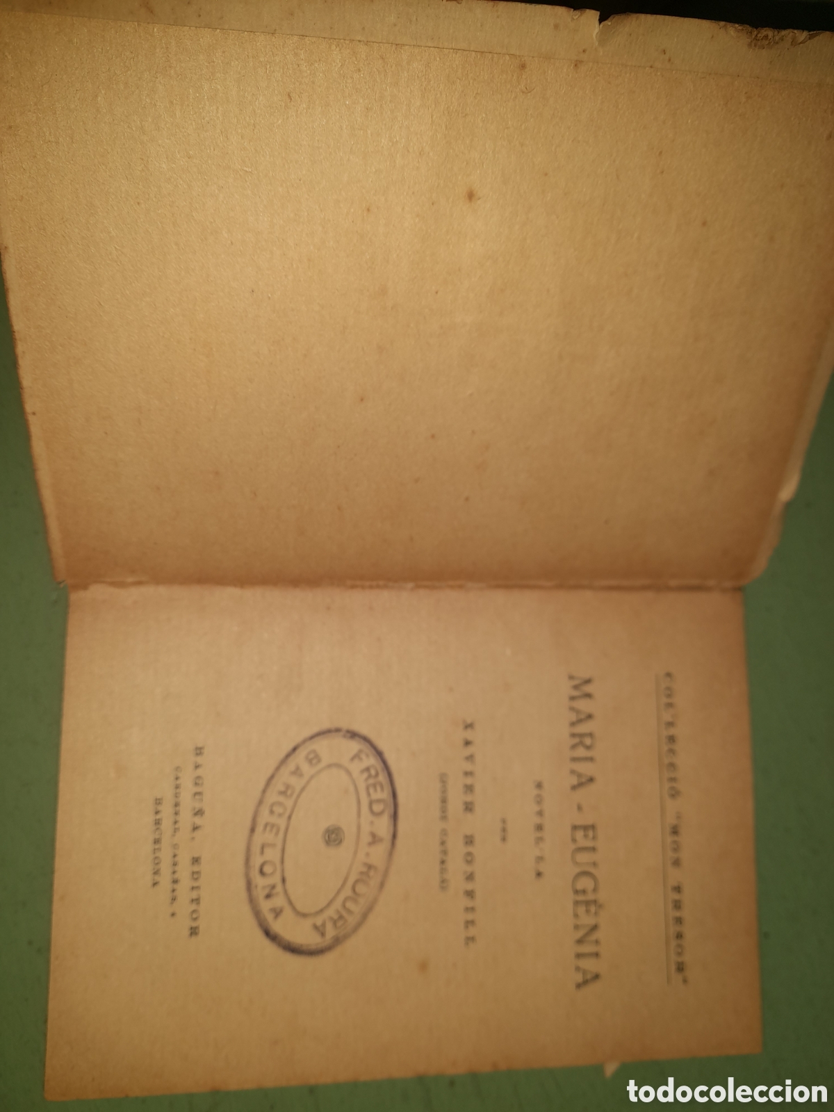 Libros antiguos: Maria Eug&egrave;nia colecci&oacute;n M&oacute;n Tresor - Foto 2