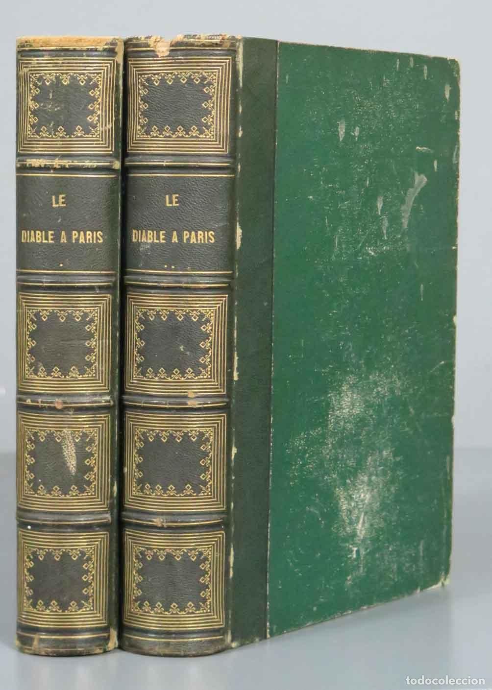 Libros antiguos: LE DIABLE A PARIS. GAVARNI. 1845. 2 TOMOS - Foto 1