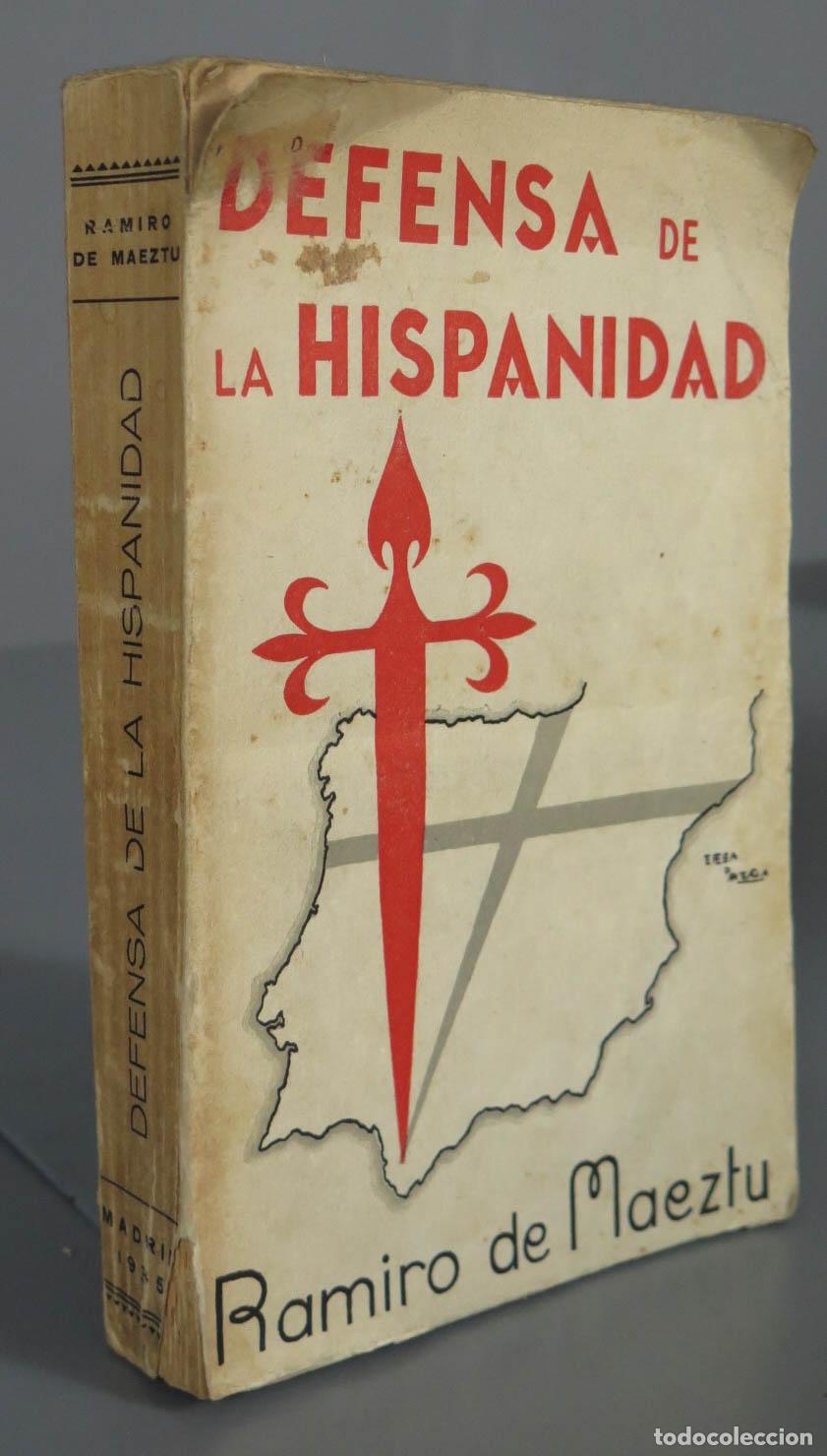 Libros antiguos: DEFENSA DE LA HISPANIDAD MAEZTU 1935 - Foto 2